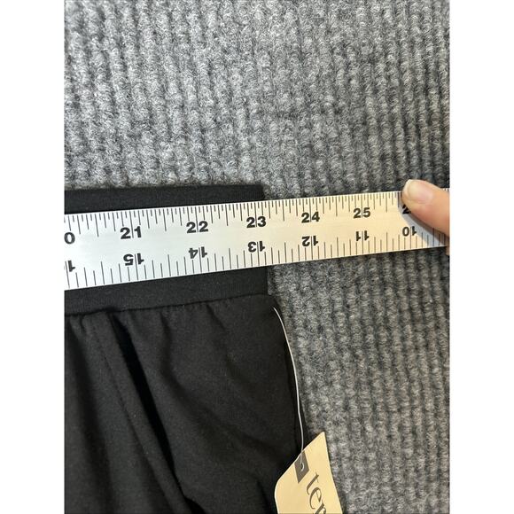 Terra & Sky Womens Sueded Jogger Pants Size 3X Black Pull On Lounge Pockets New - Picture 8 of 10